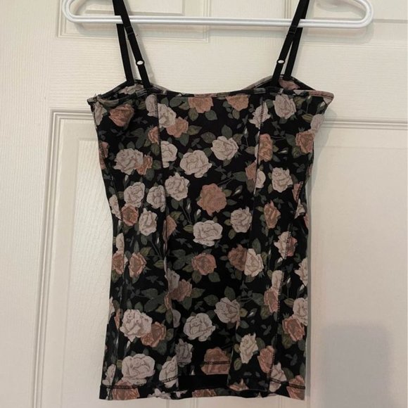 Aritzia Talula Floral Bustier Cami Top camisole tank top - Picture 2 of 2